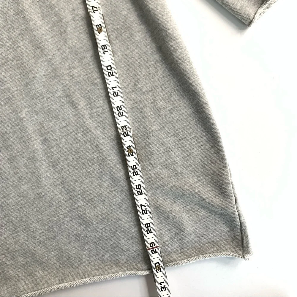 JDY Jacqueline de Yong Gray Bell Sleeve Sweatshirt Mini Dress Size XS Casual